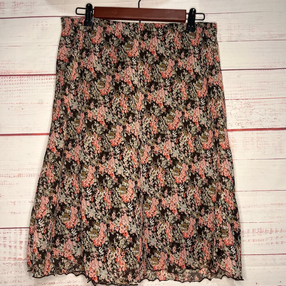 Floral Print Fariycore Skirt | Women's Us Size Medium
